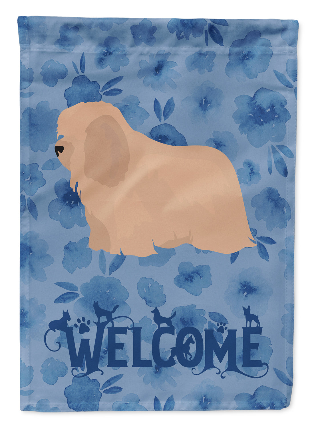 Coton de Tulear #1 Welcome Flag Garden Size CK5979GF  the-store.com.