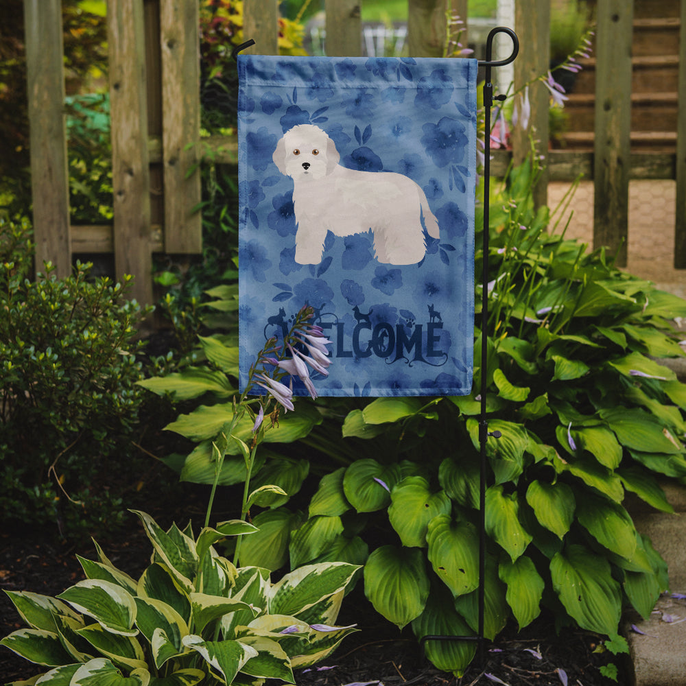 Cyprus Poodle Welcome Flag Garden Size CK5981GF  the-store.com.