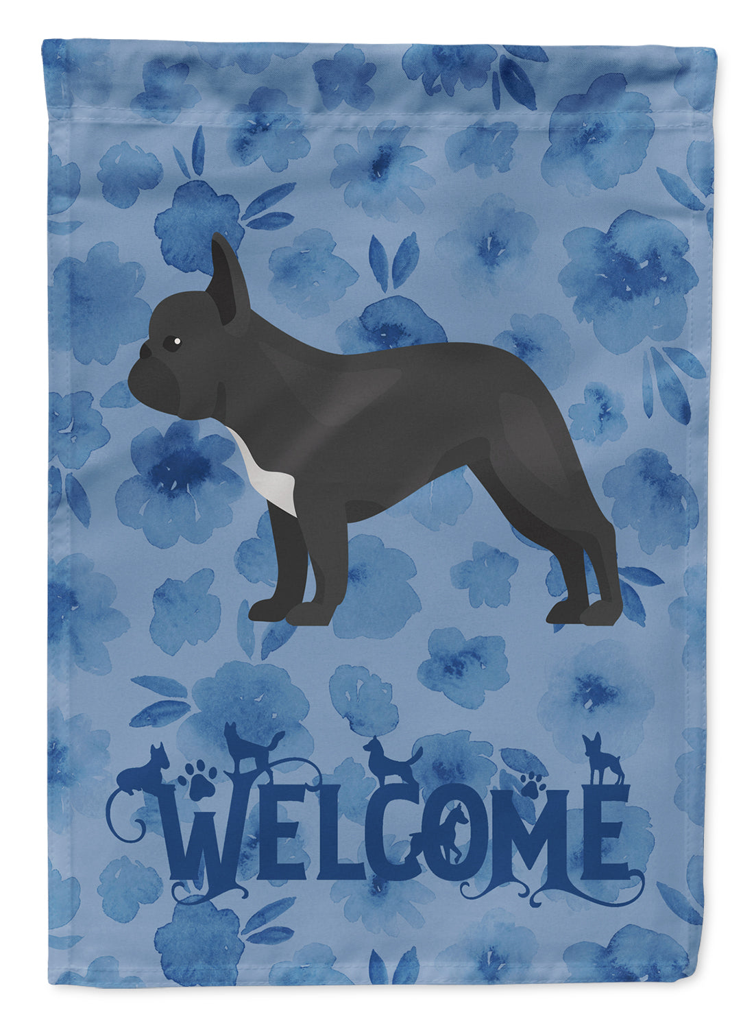 French Bulldog #1 Welcome Flag Garden Size CK5991GF  the-store.com.