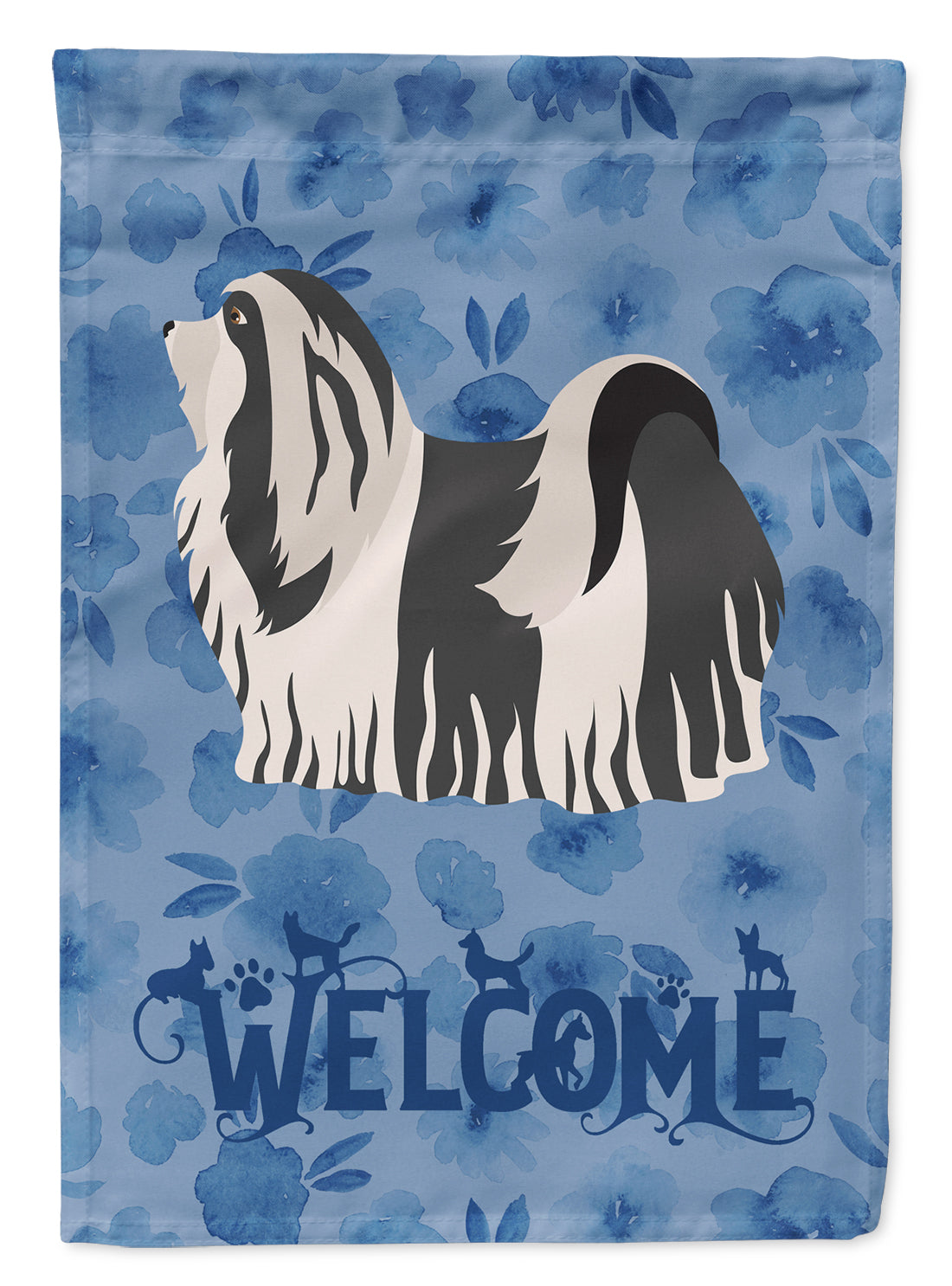 Havanese #1 Welcome Flag Garden Size CK5997GF  the-store.com.