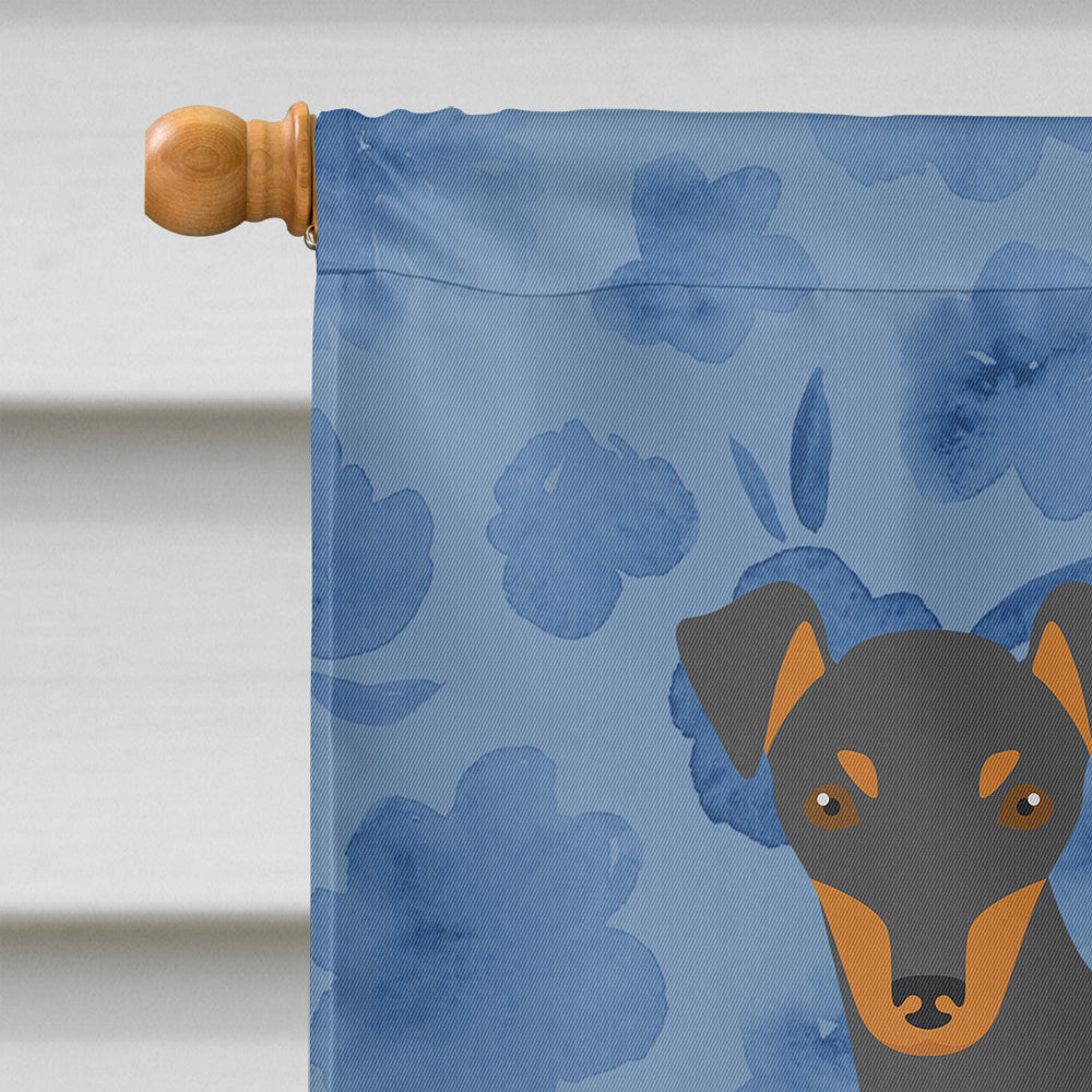 Manchester Terrier #2 Welcome Flag Canvas House Size CK6019CHF  the-store.com.