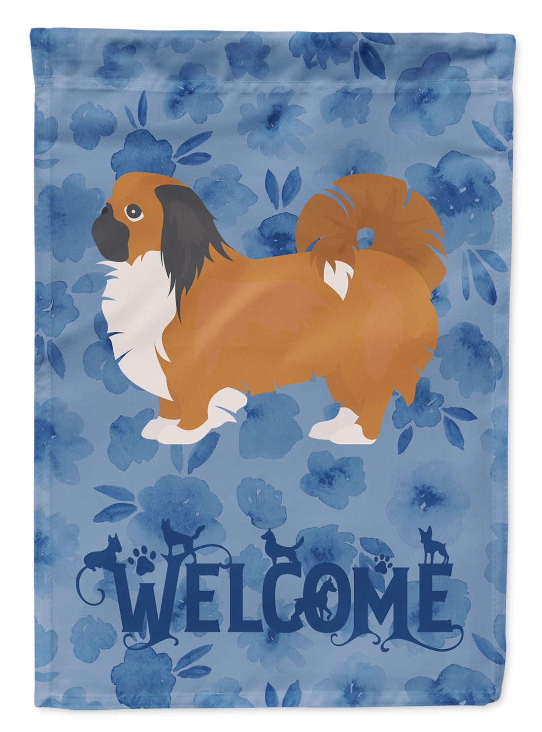 Pekingese Welcome Flag Garden Size CK6029GF  the-store.com.