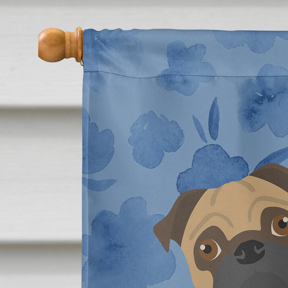 Pug Welcome Flag Canvas House Size CK6042CHF  the-store.com.