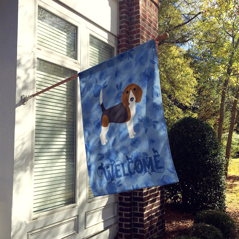 Beagle Welcome Flag Canvas House Size CK6061CHF  the-store.com.