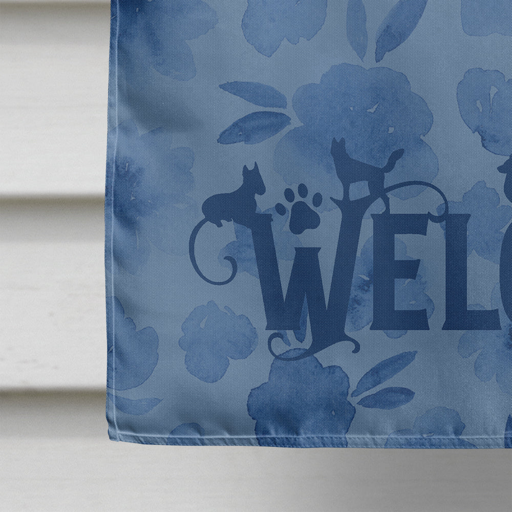 Dachshund Welcome Flag Canvas House Size CK6076CHF  the-store.com.
