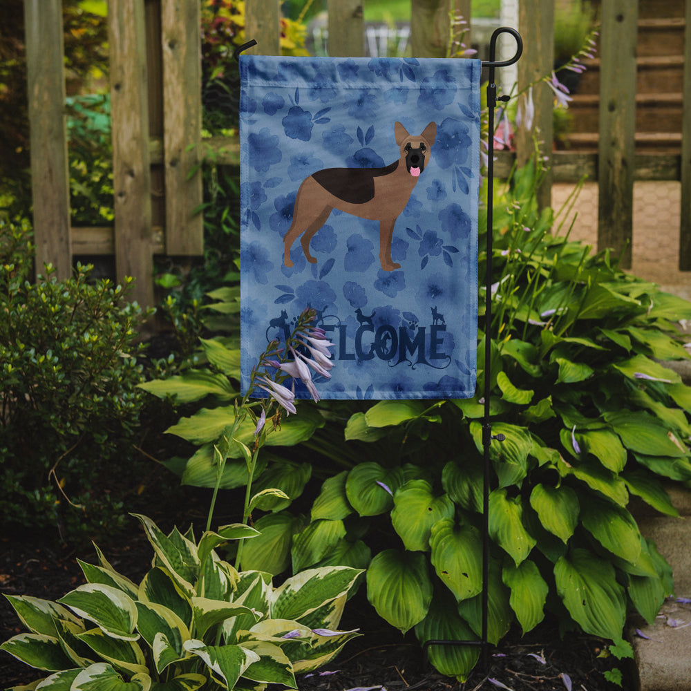 German Shepherd Welcome Flag Garden Size CK6080GF  the-store.com.