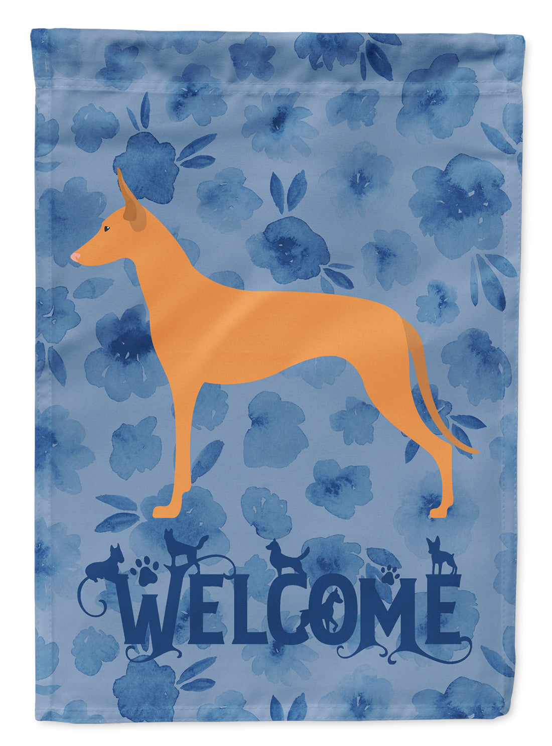 Pharaoh Hound Welcome Flag Garden Size CK6115GF  the-store.com.