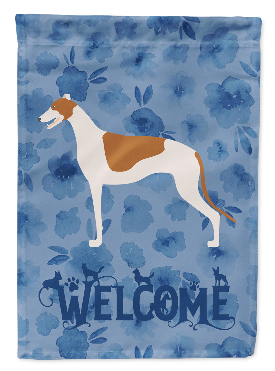 Greyhound Welcome Flag Canvas House Size CK6132CHF  the-store.com.