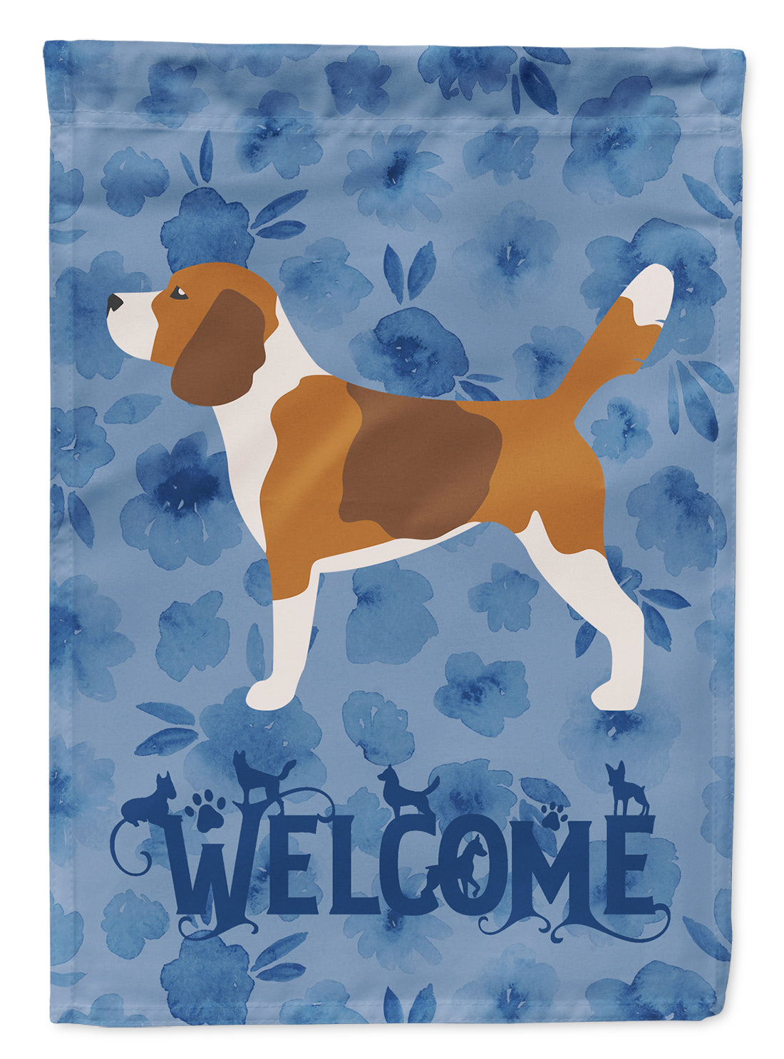 Beagle Welcome Flag Garden Size CK6137GF  the-store.com.