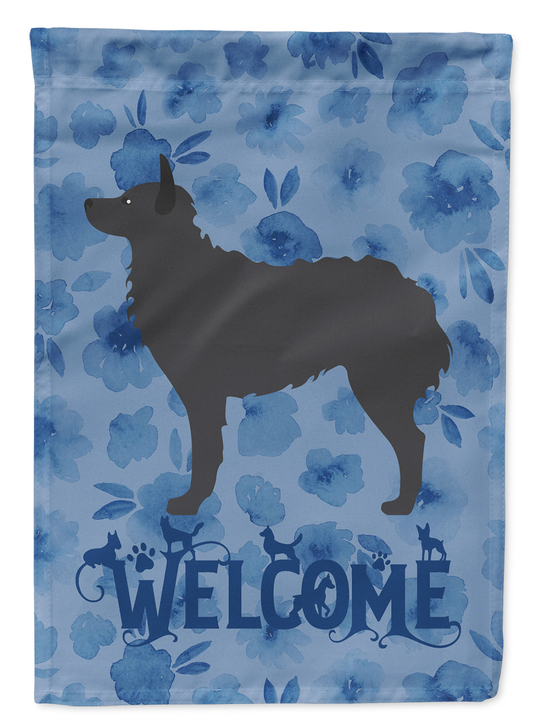 Croatian Sheepdog Welcome Flag Garden Size CK6148GF  the-store.com.