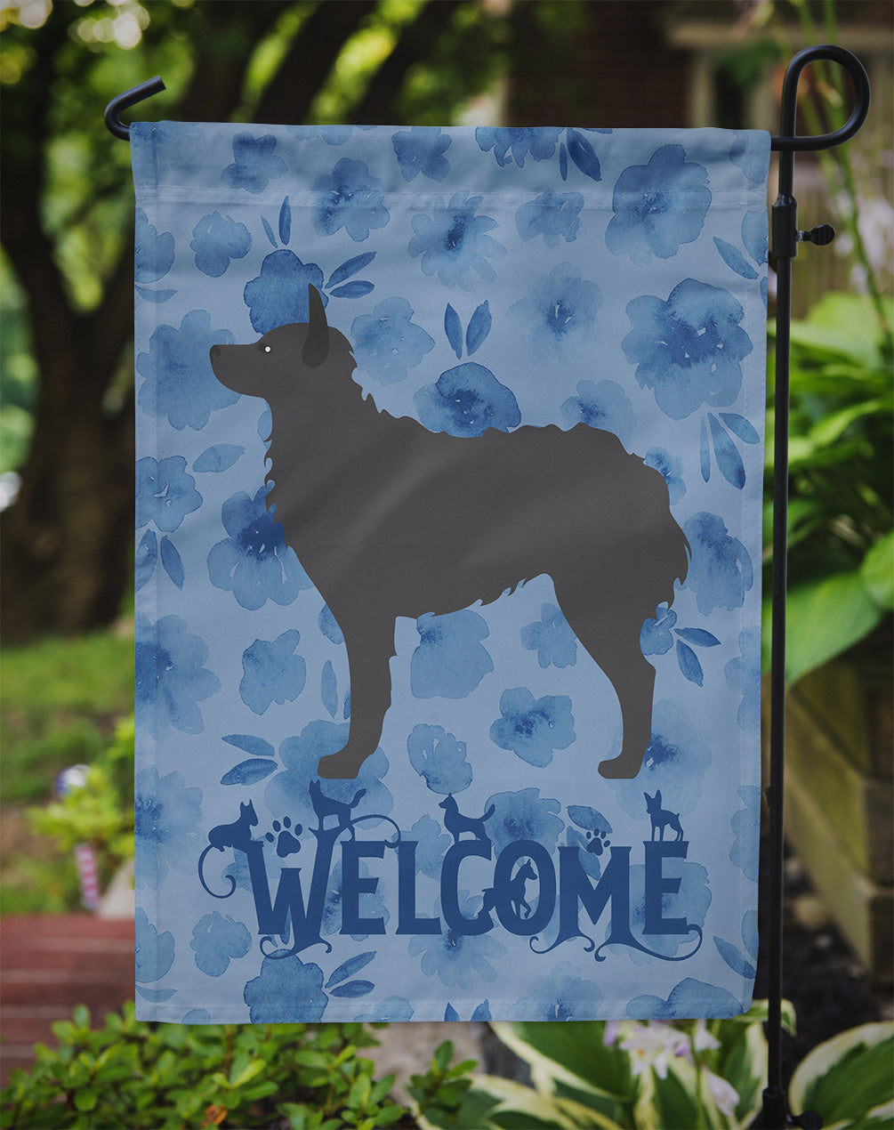 Croatian Sheepdog Welcome Flag Garden Size CK6148GF  the-store.com.