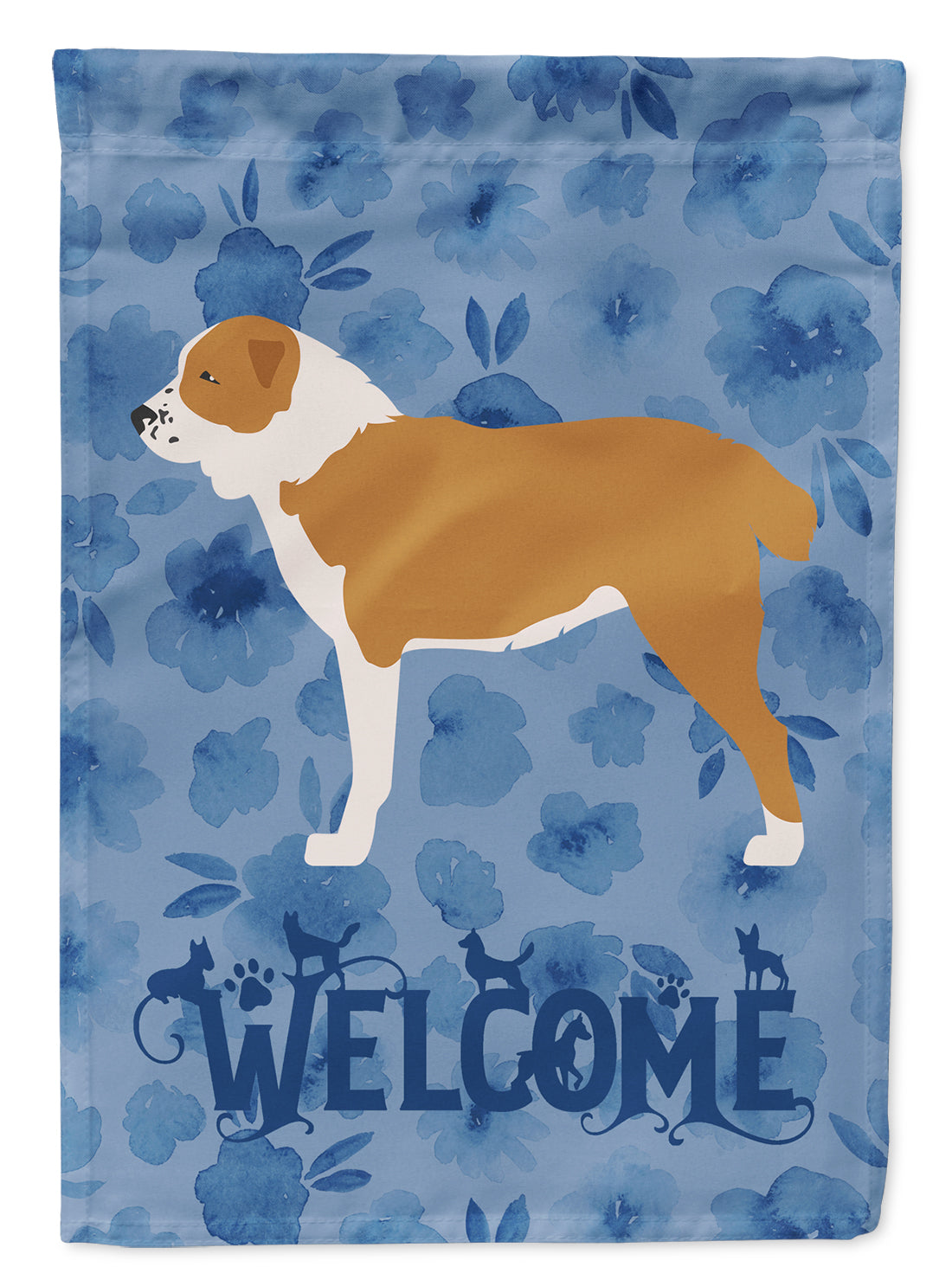 Central Asian Shepherd Dog Welcome Flag Garden Size CK6155GF  the-store.com.