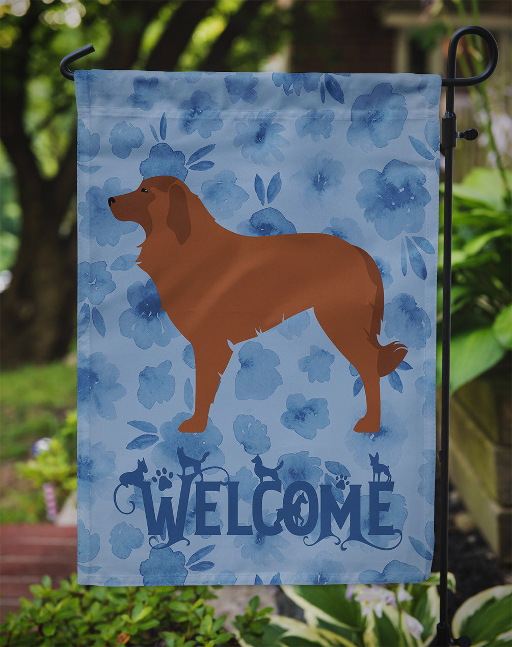 Portuguese Sheepdog Dog Welcome Flag Garden Size CK6158GF  the-store.com.