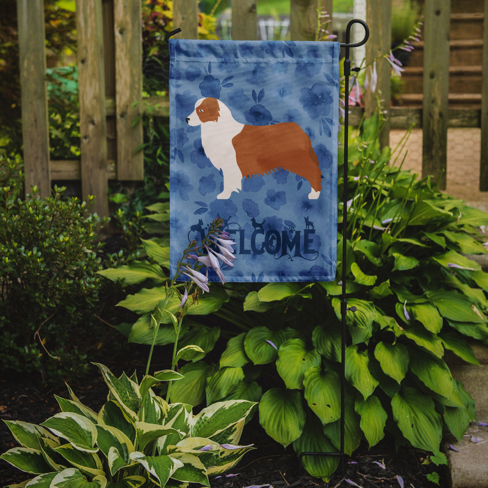 Australian Shepherd Dog Welcome Flag Garden Size CK6160GF  the-store.com.