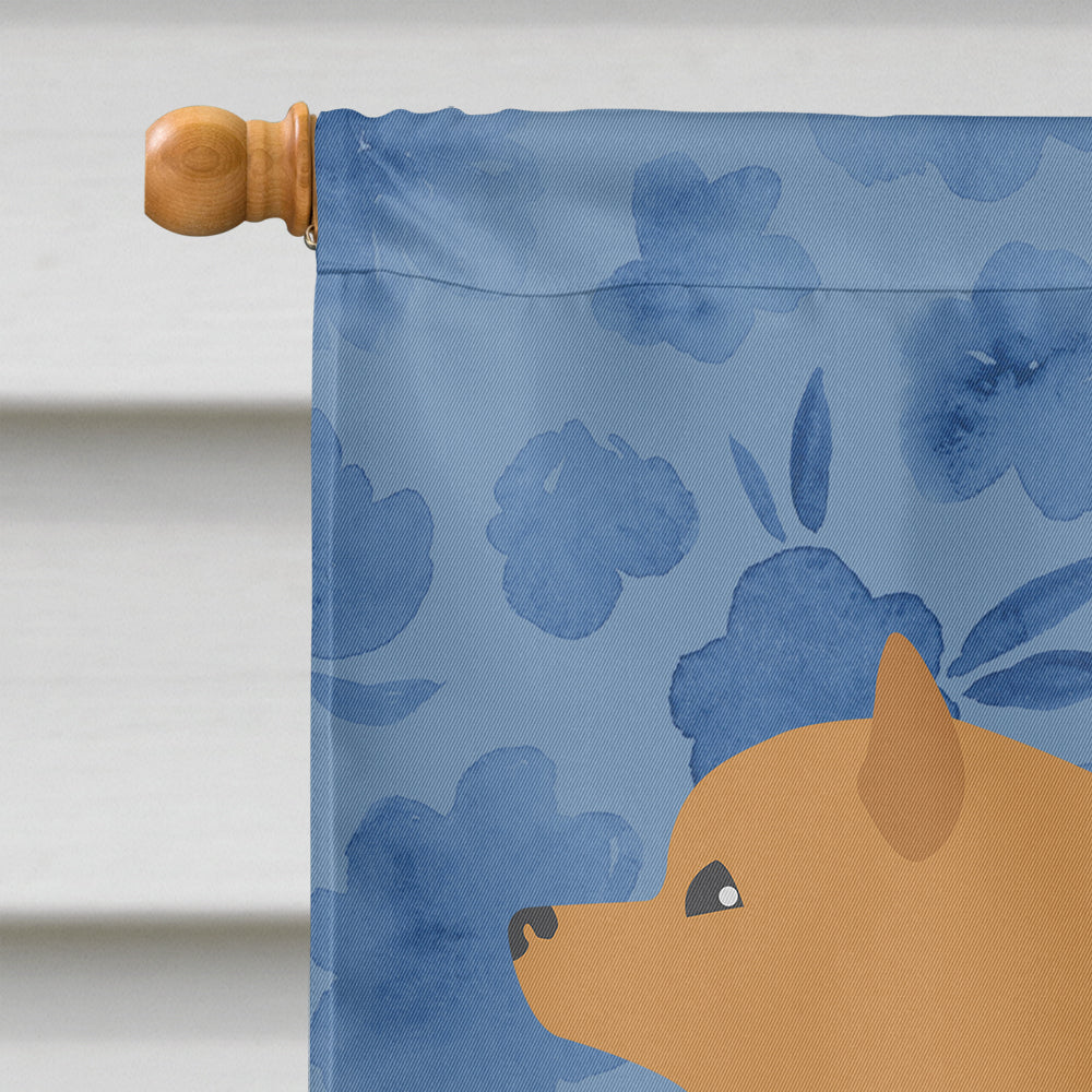 Pomeranian Welcome Flag Canvas House Size CK6169CHF  the-store.com.