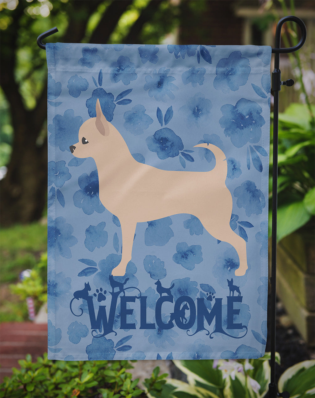 Chihuahua Welcome Flag Garden Size CK6177GF  the-store.com.