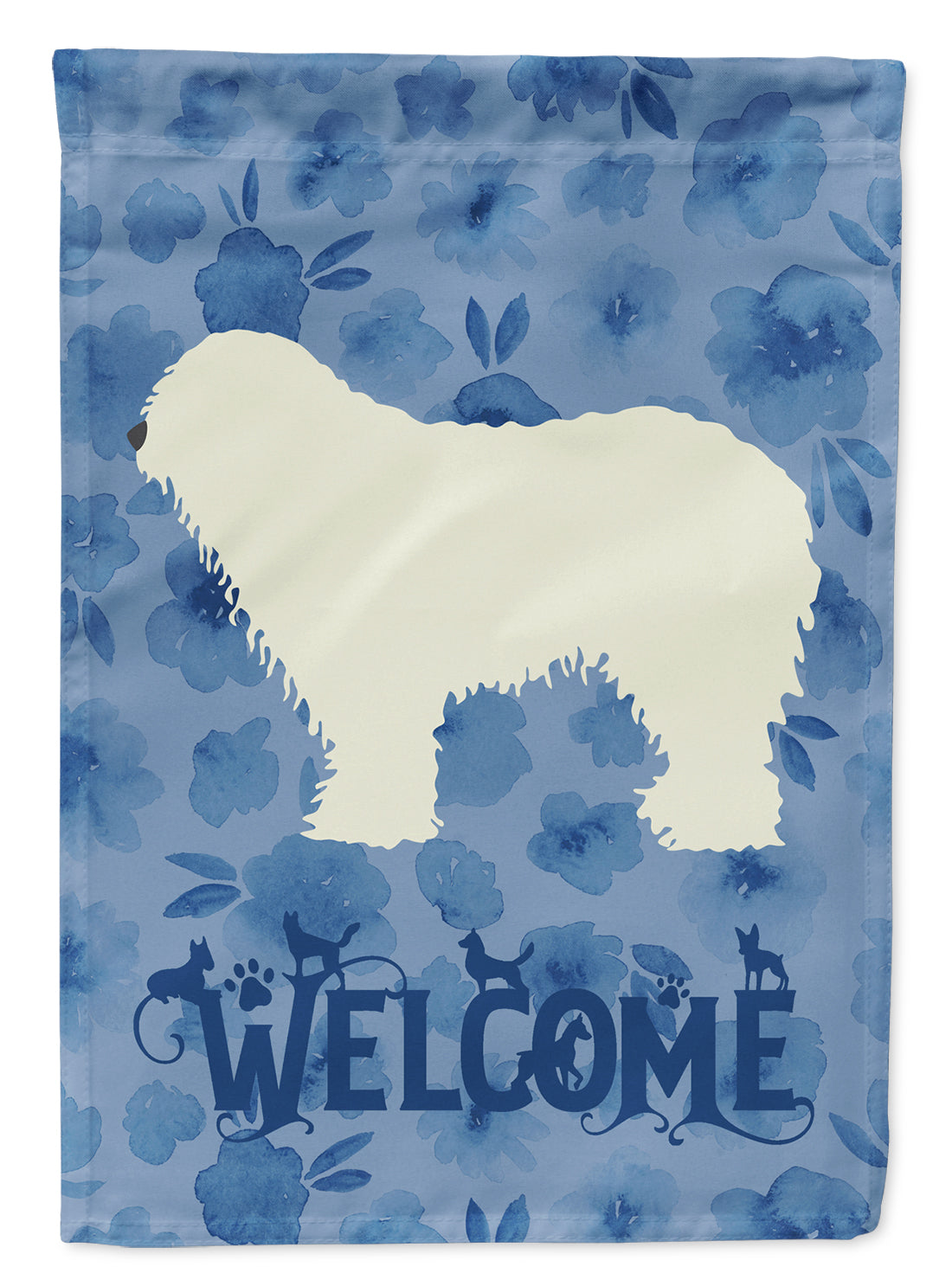 Komondor Welcome Flag Garden Size CK6182GF  the-store.com.