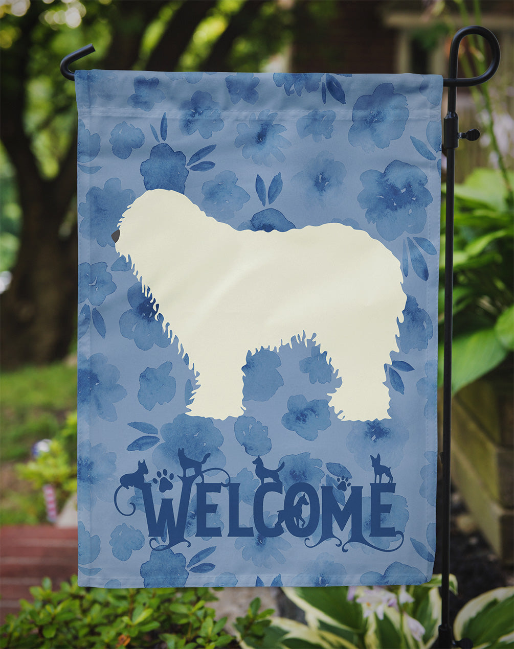 Komondor Welcome Flag Garden Size CK6182GF  the-store.com.