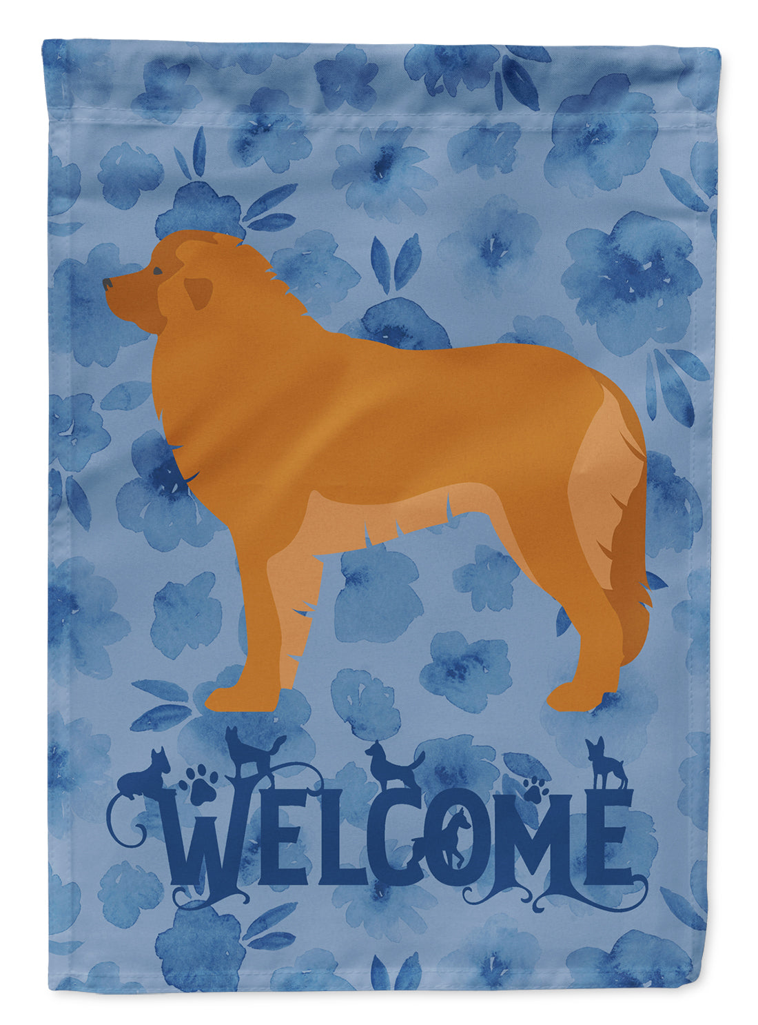 Leonberger Welcome Flag Garden Size CK6185GF  the-store.com.