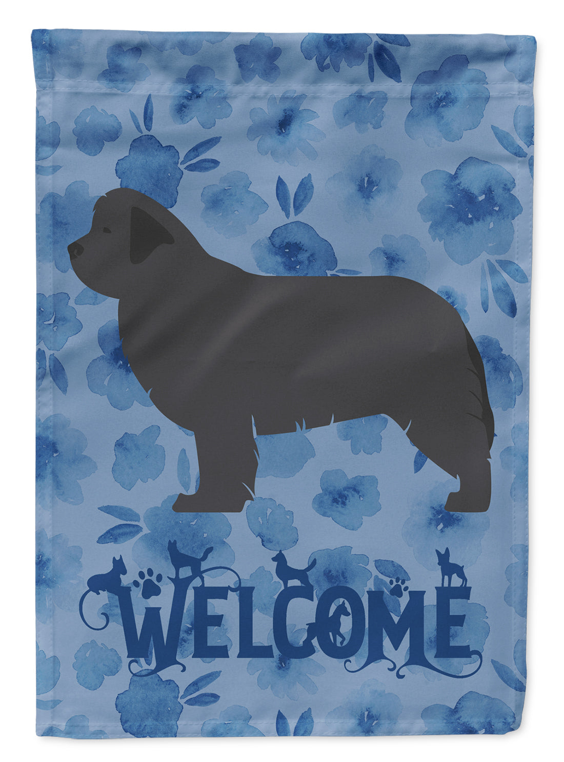 Newfoundland Welcome Flag Canvas House Size CK6191CHF  the-store.com.