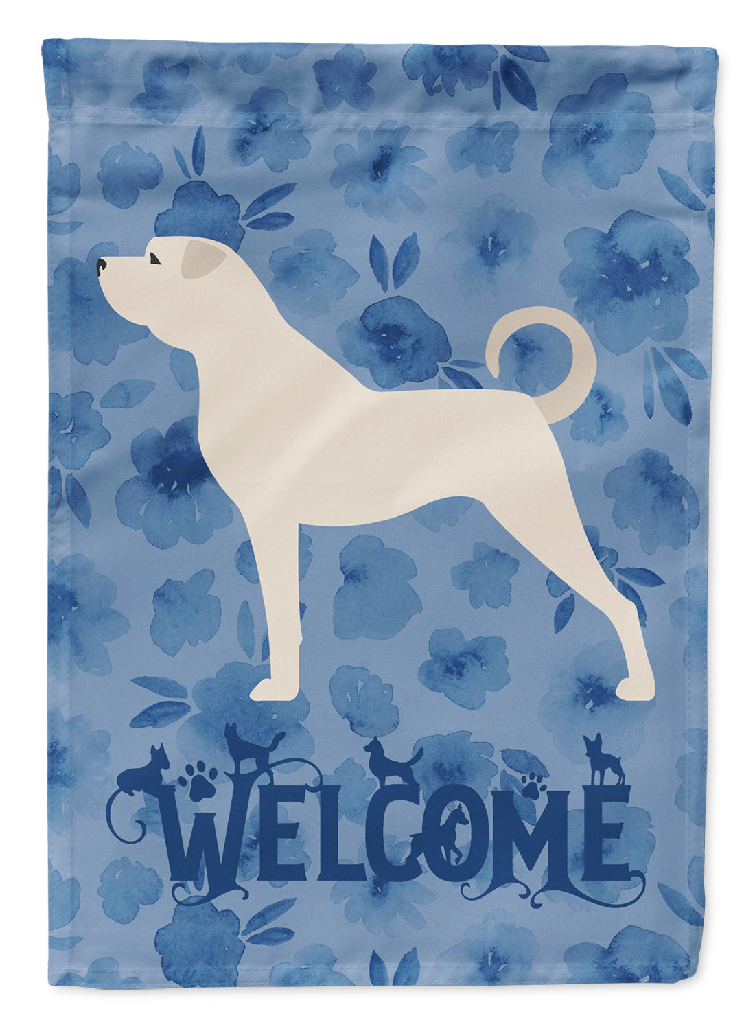 Anatolian Shepherd Welcome Flag Canvas House Size CK6204CHF  the-store.com.