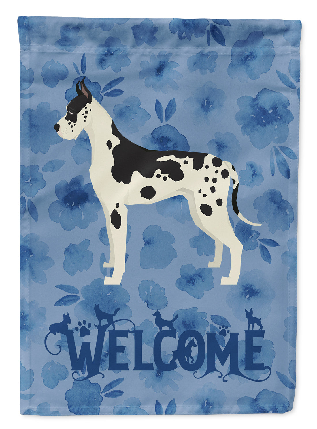 Great Dane Welcome Flag Garden Size CK6246GF  the-store.com.