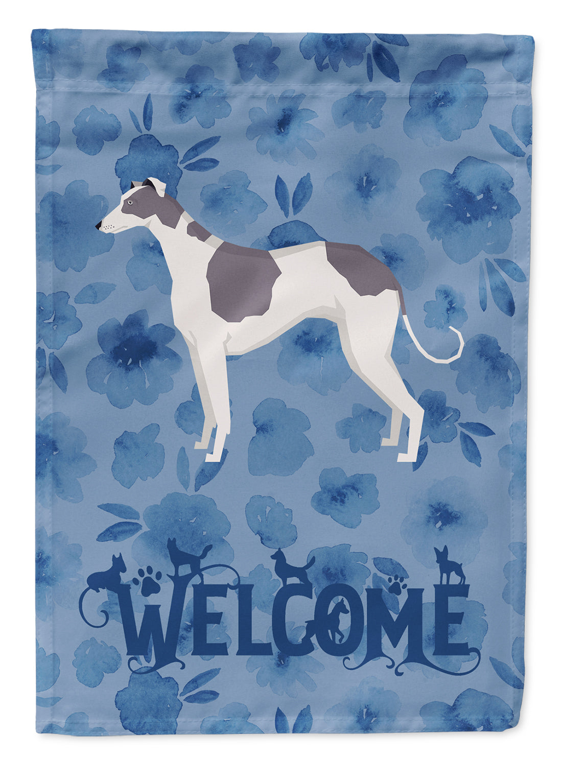 Greyhound Welcome Flag Canvas House Size CK6247CHF  the-store.com.