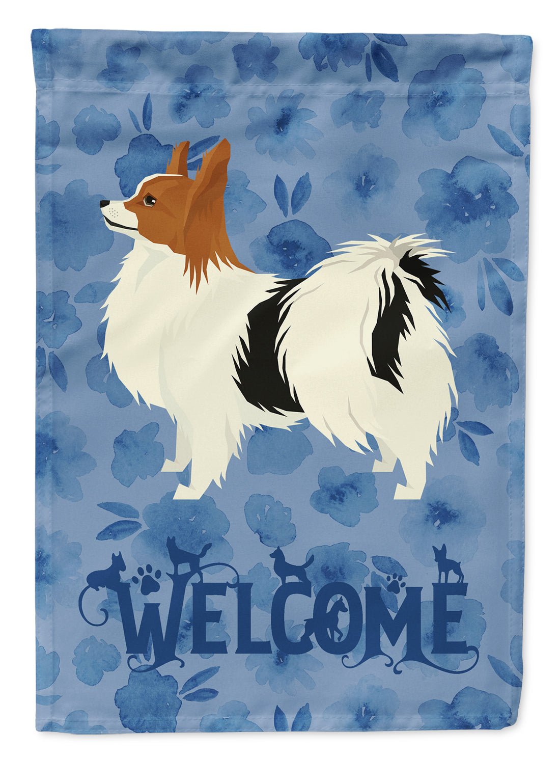 Papillon Welcome Flag Garden Size CK6257GF  the-store.com.