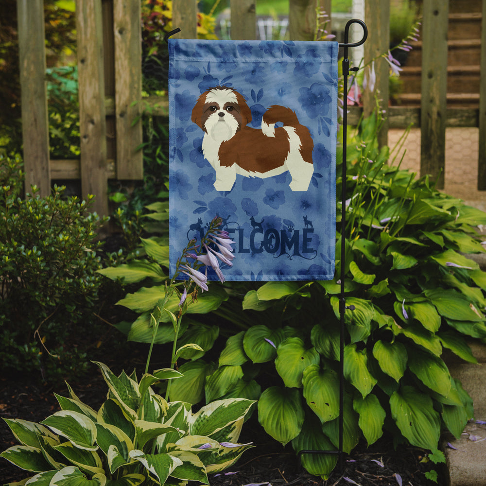 Shih Tzu Welcome Flag Garden Size CK6267GF  the-store.com.