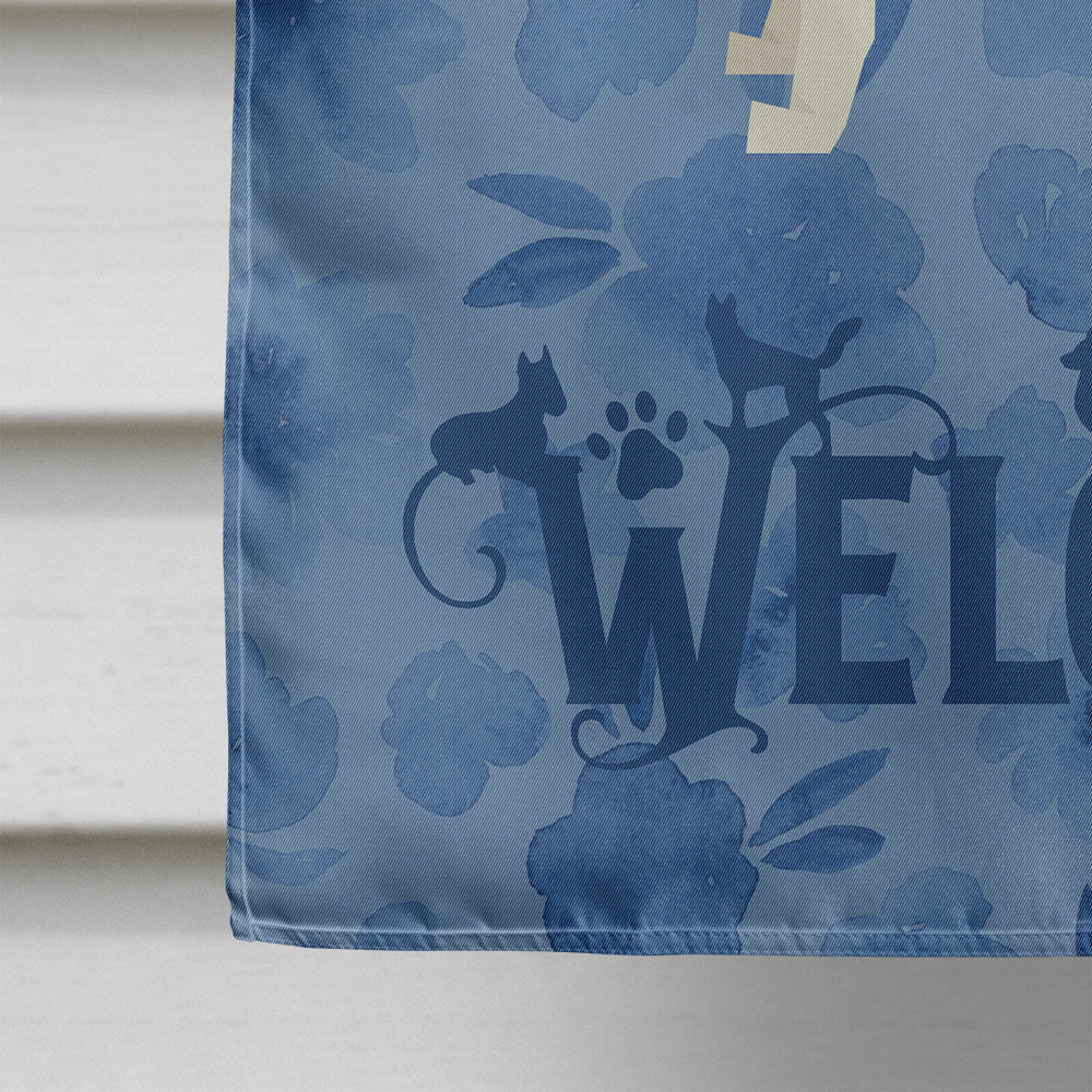 Toy Fox Terrier Welcome Flag Canvas House Size CK6271CHF  the-store.com.