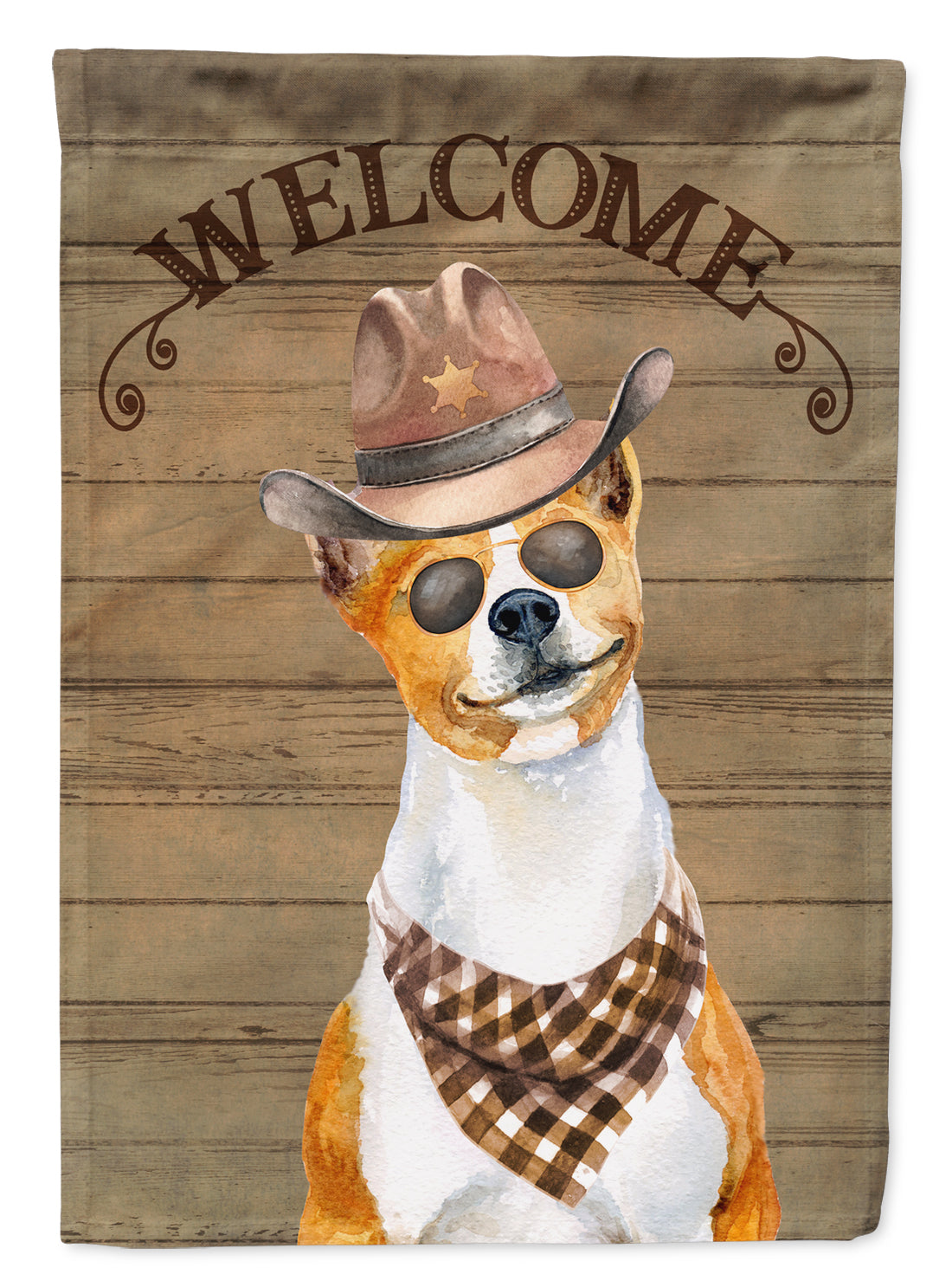 Basenji Country Dog Flag Garden Size CK6279GF  the-store.com.