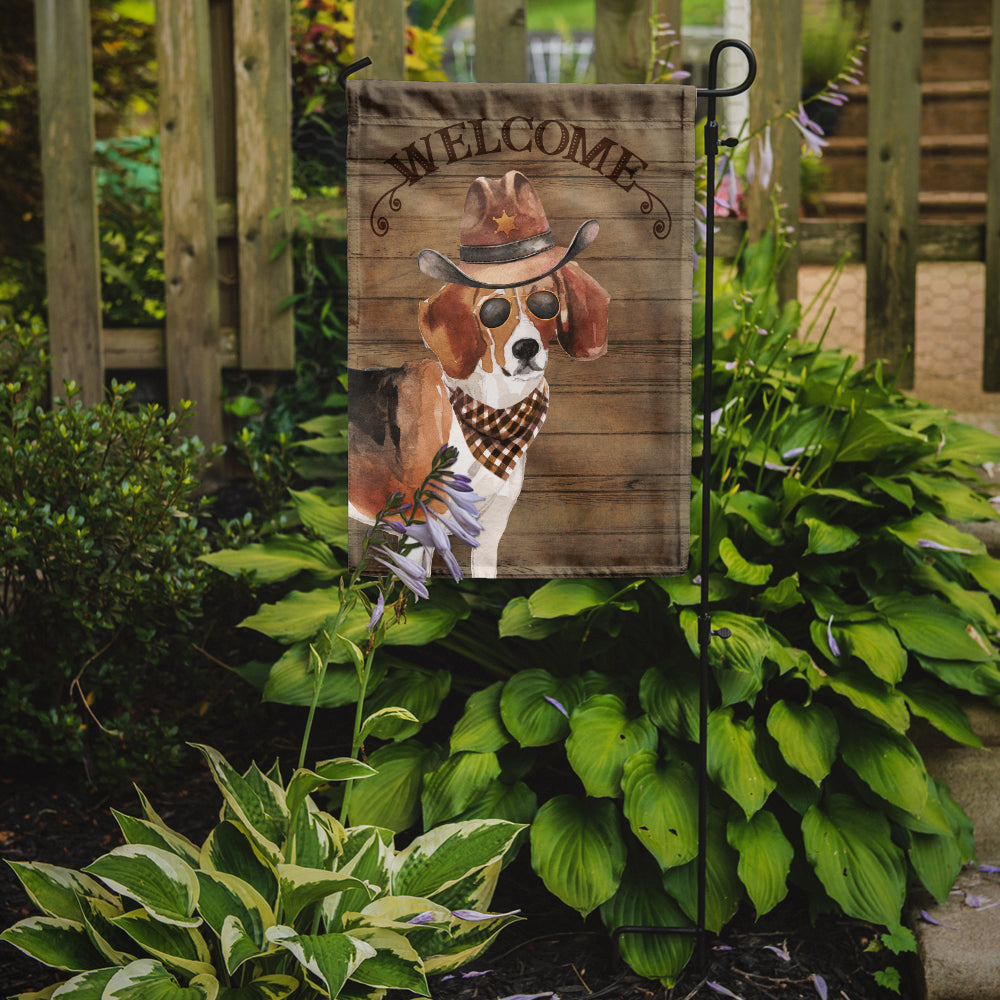 Beagle Country Dog Flag Garden Size CK6282GF  the-store.com.