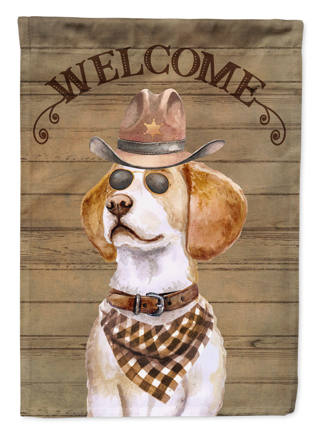 Beagle #2 Country Dog Flag Garden Size CK6283GF  the-store.com.