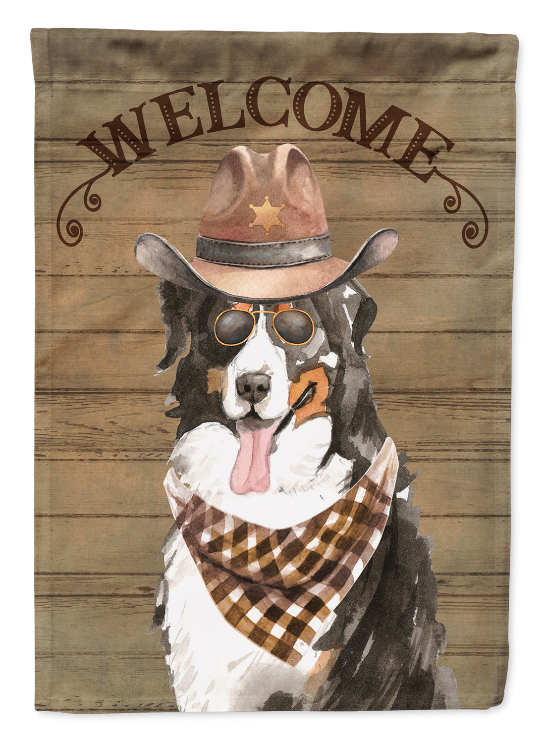 Bernese Mountain Dog Country Dog Flag Garden Size CK6284GF  the-store.com.