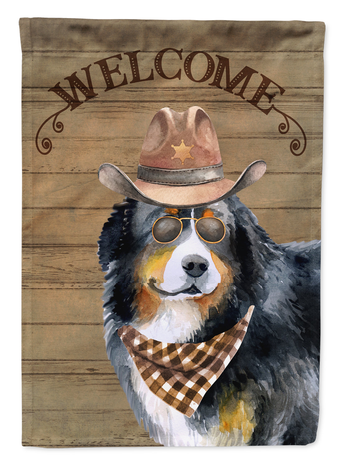 Bernese Mountain Dog #2 Country Dog Flag Garden Size CK6285GF  the-store.com.