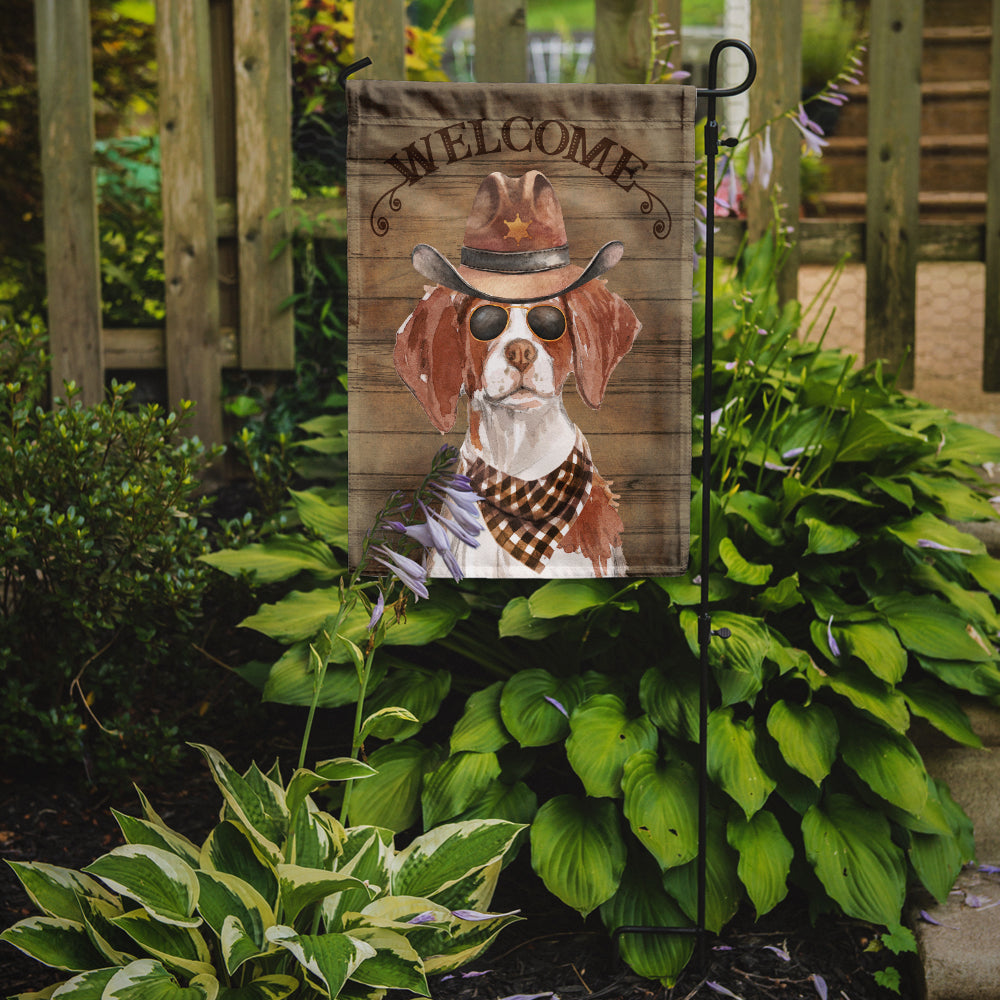 Brittany Country Dog Flag Garden Size CK6294GF  the-store.com.