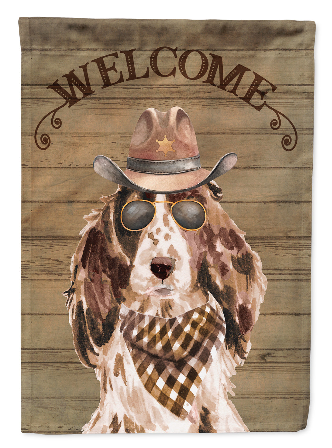 Cocker Spaniel Country Dog Flag Garden Size CK6296GF  the-store.com.