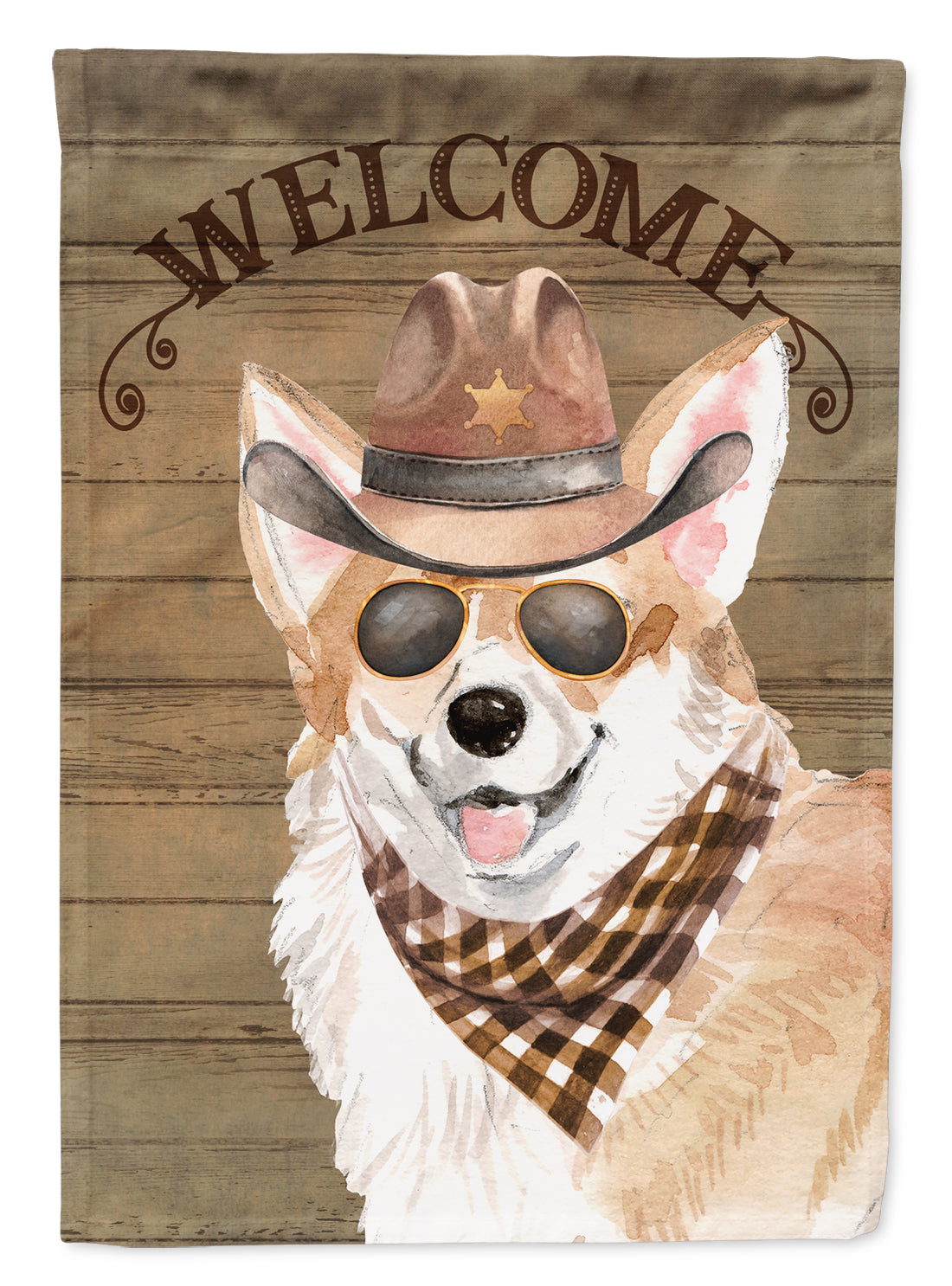 Corgi Country Dog Flag Canvas House Size CK6310CHF  the-store.com.