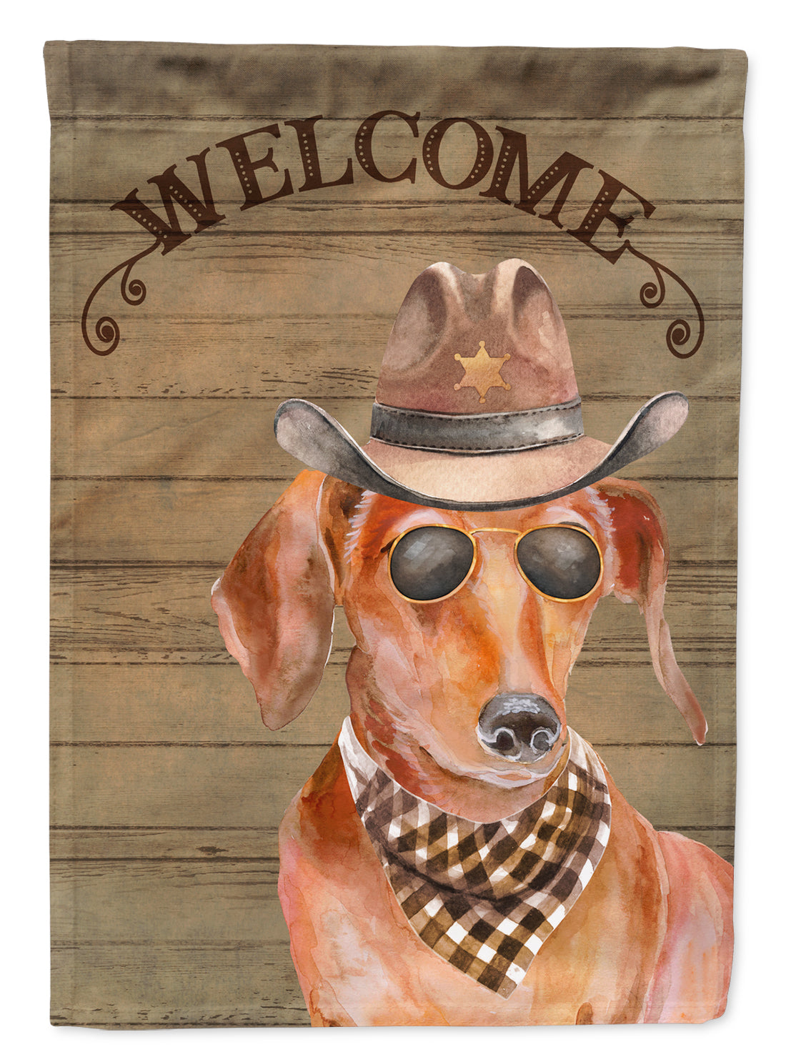 Dachshund Country Dog Flag Garden Size CK6311GF  the-store.com.