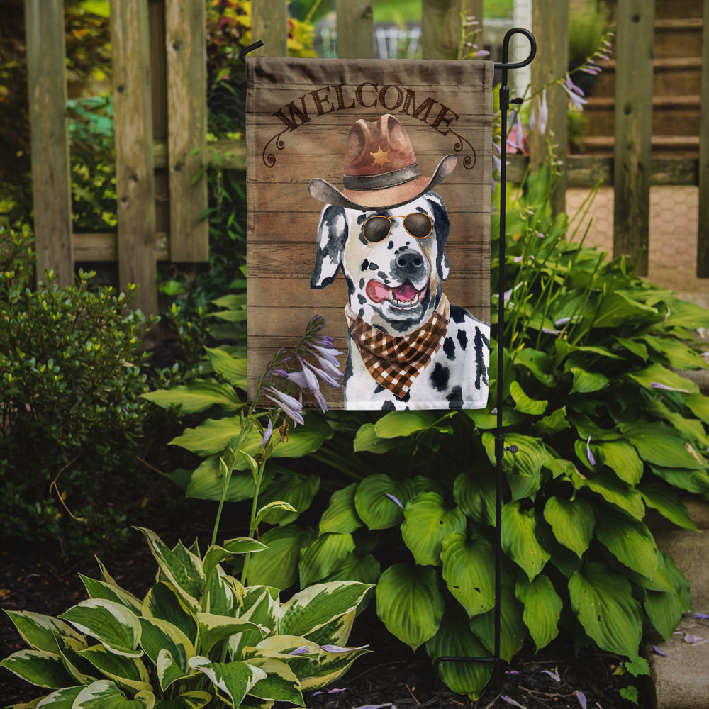 Dalmatian #3 Country Dog Flag Garden Size CK6315GF  the-store.com.