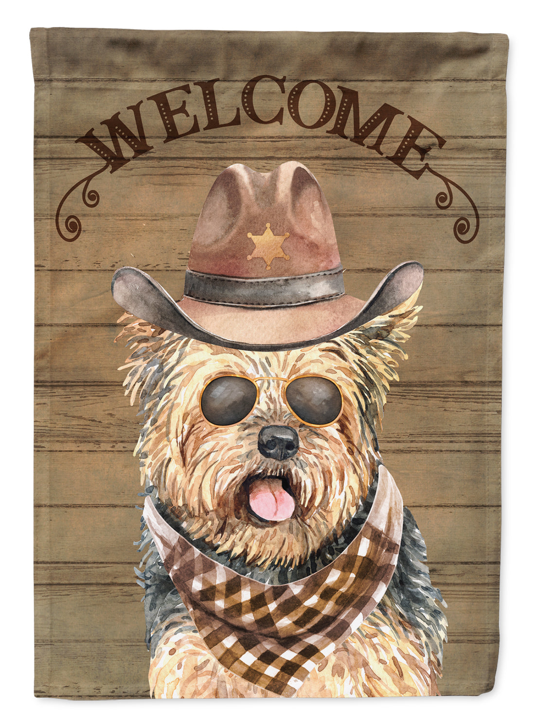 Yorkshire Terrier Country Dog Flag Garden Size CK6327GF  the-store.com.