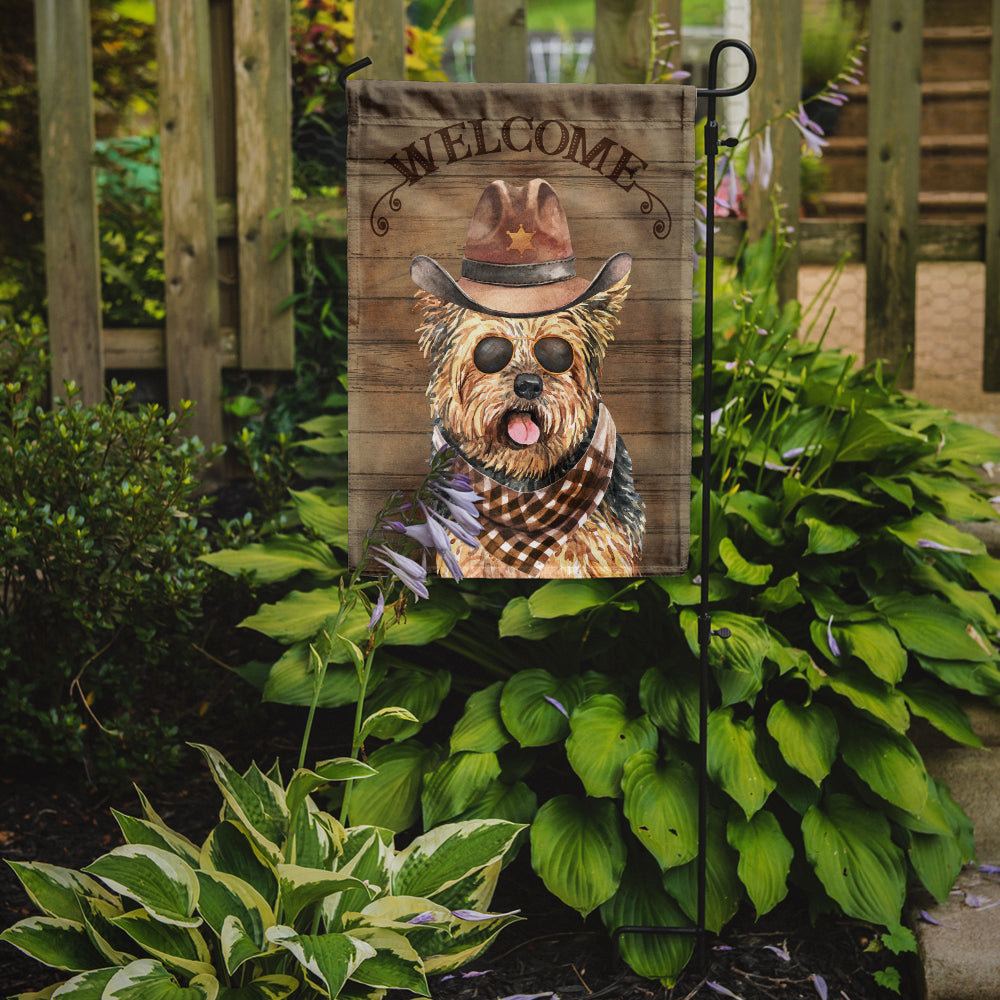 Yorkshire Terrier Country Dog Flag Garden Size CK6327GF  the-store.com.