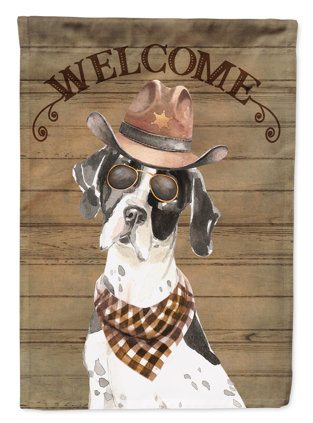 English Pointer Country Dog Flag Garden Size CK6329GF  the-store.com.