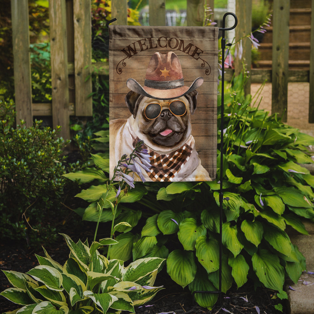 Pug Country Dog Flag Garden Size CK6351GF  the-store.com.