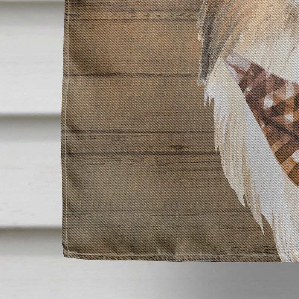 Sheltie Shetland Sheepdog #2 Country Dog Flag Canvas House Size CK6360CHF  the-store.com.