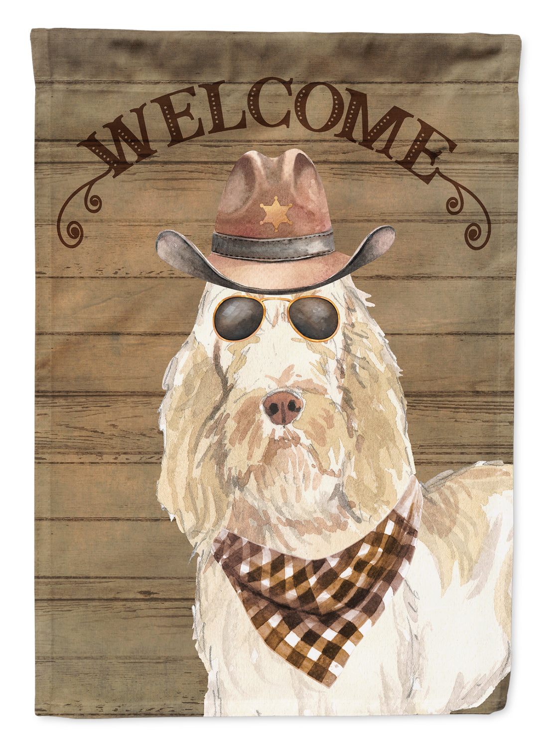 Spinone Italiano Country Dog Flag Garden Size CK6366GF  the-store.com.