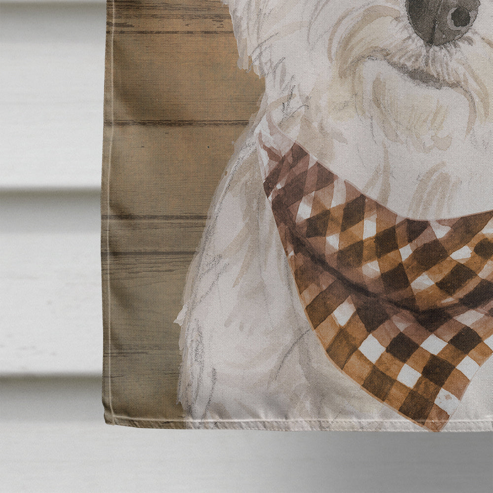 West Highland White Terrier Country Dog Flag Canvas House Size CK6375CHF  the-store.com.