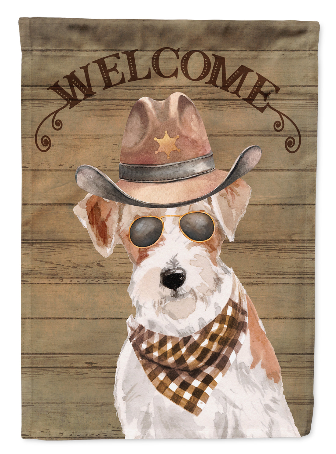 Jack Russell Terrier Country Dog Flag Garden Size CK6379GF  the-store.com.