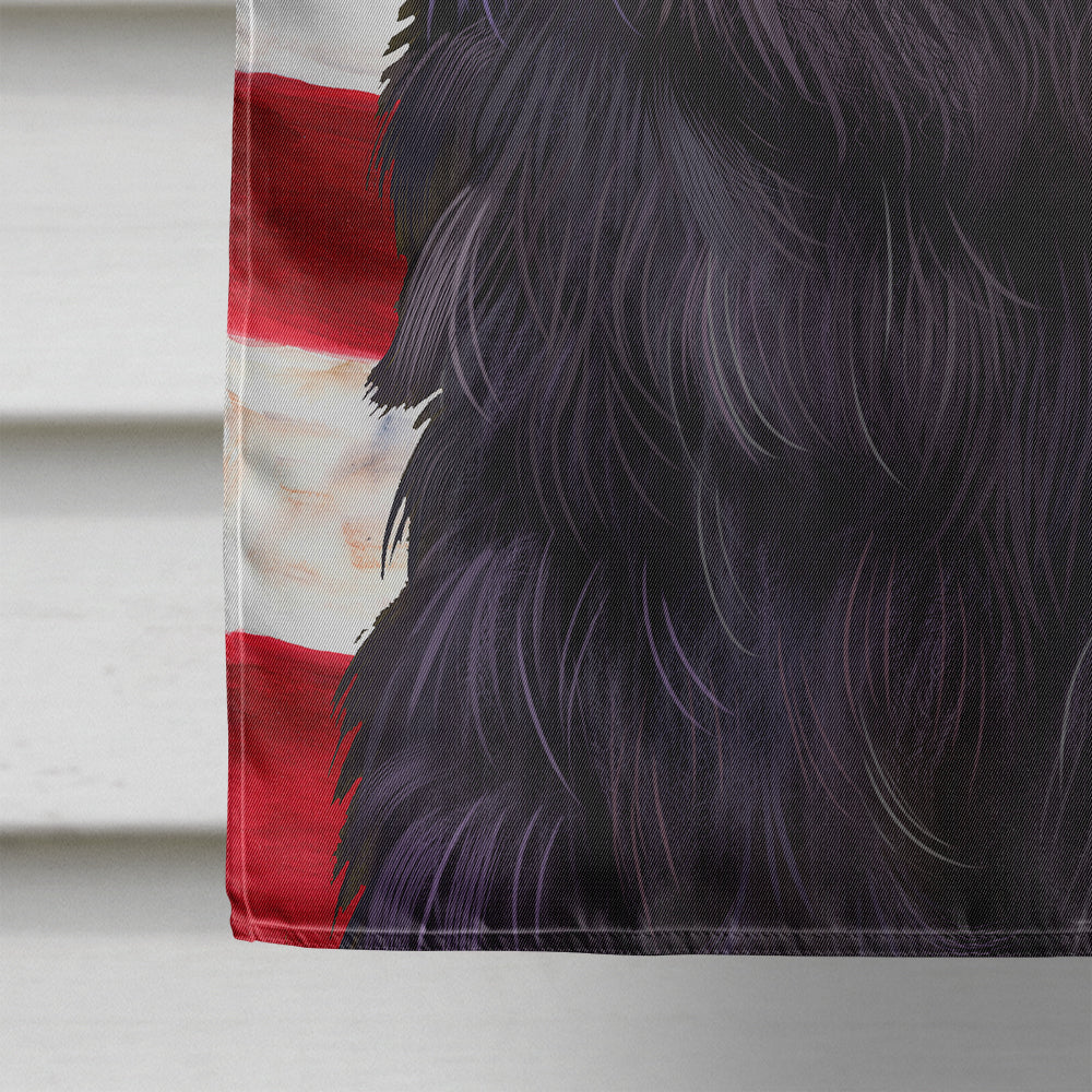 Affenpinscher American Flag Flag Canvas House Size CK6382CHF  the-store.com.