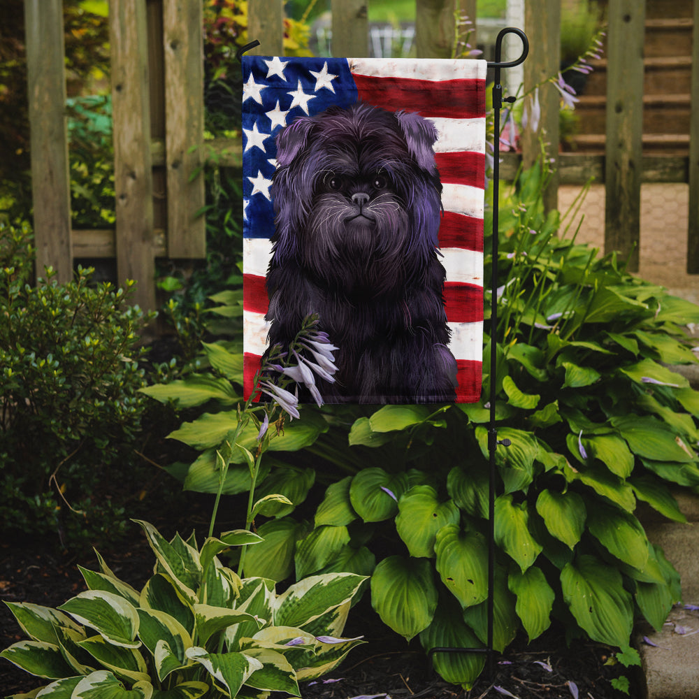 Affenpinscher American Flag Flag Garden Size CK6382GF  the-store.com.